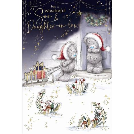 Son & Daughter in Law Handmade Me to You Bear Christmas Card